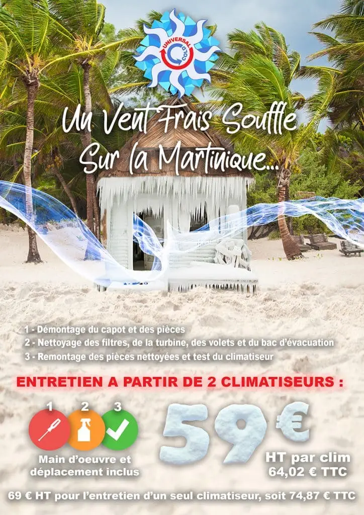 Nettoyage de votre climatiseur en Martinique