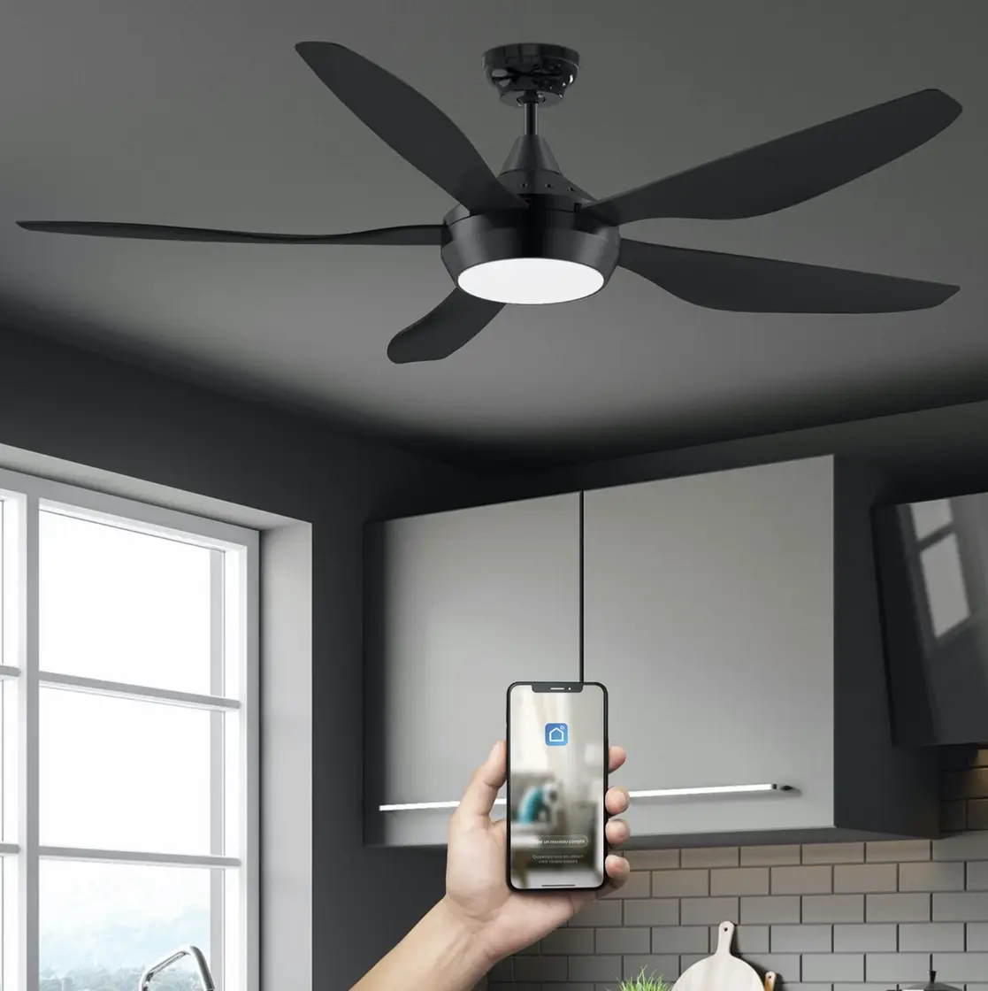 Brasseur d'air LED MAUPITI – 137 cm – Image 2