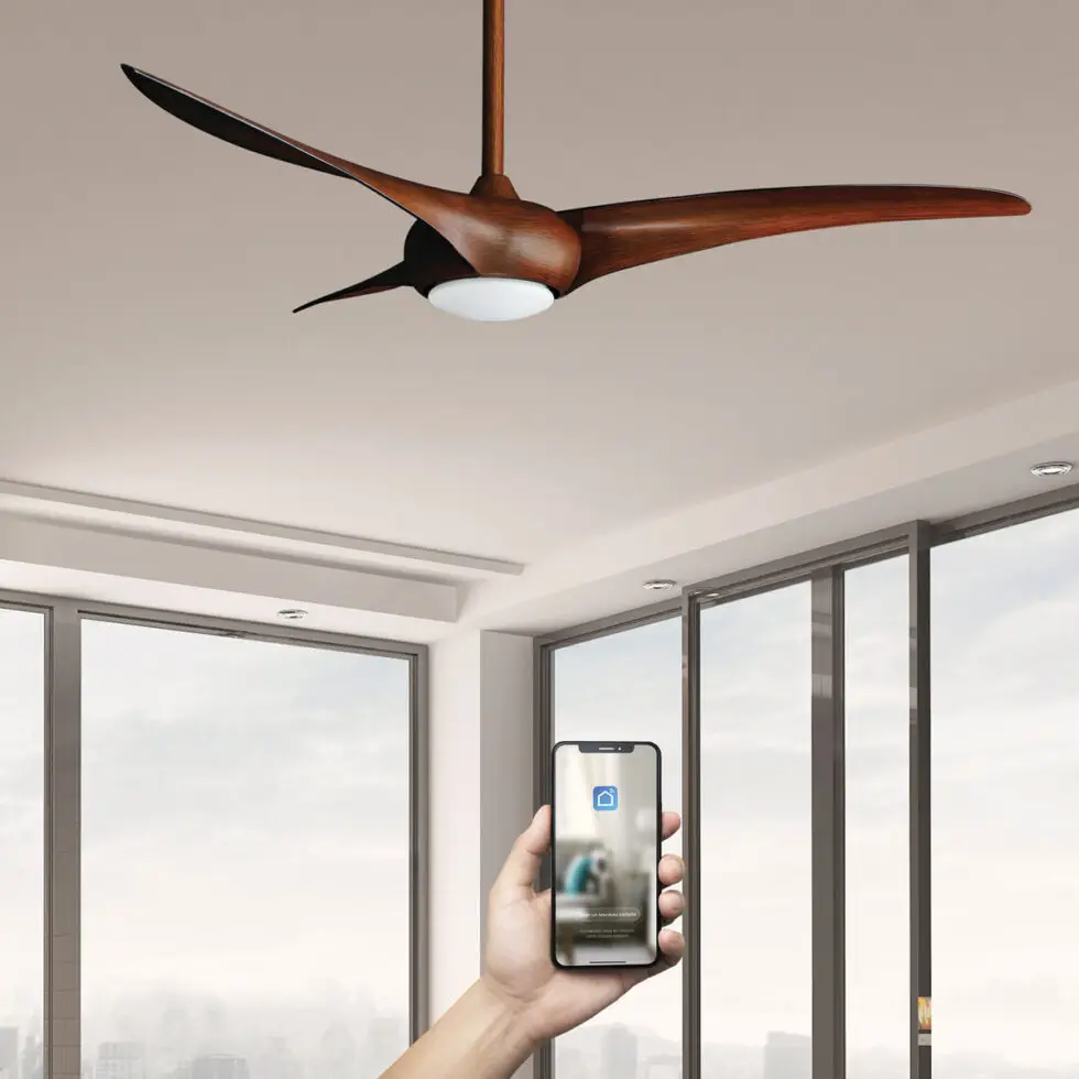 Ventilateur de plafond connecté MAFATE