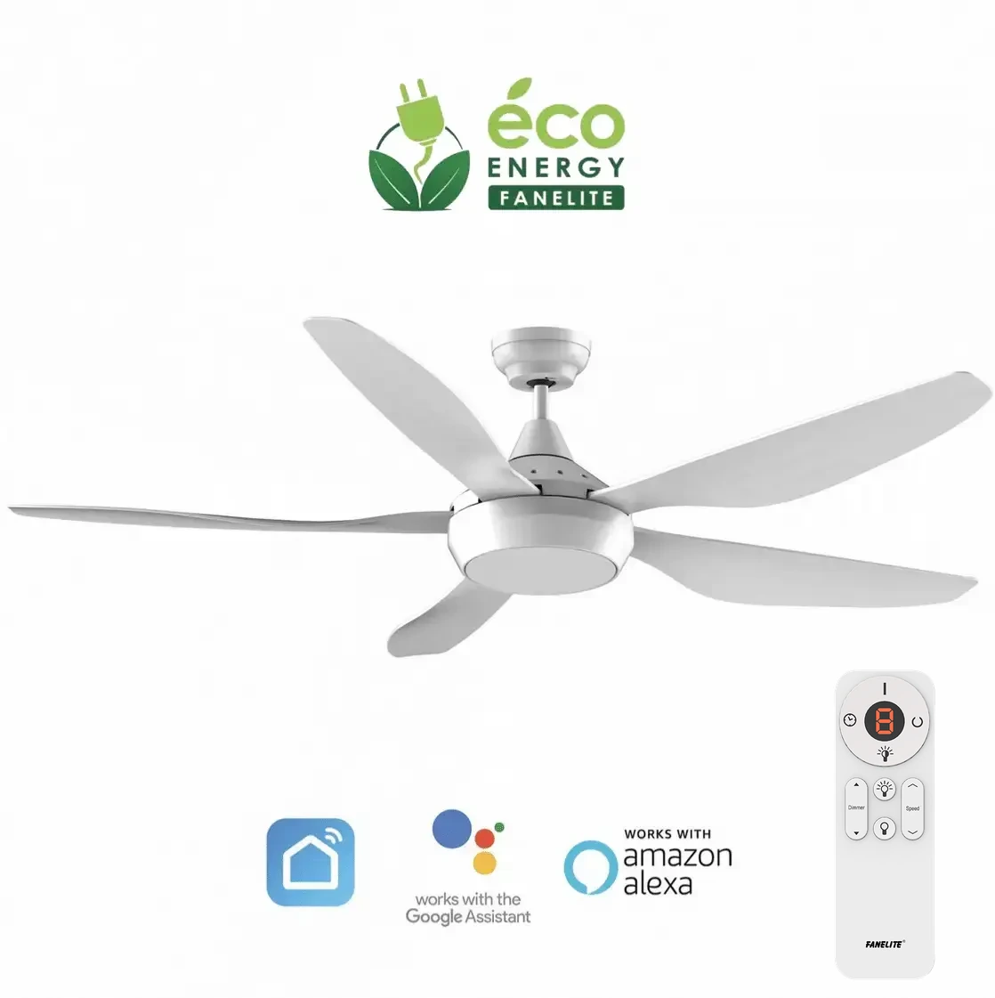 Brasseur d'air LED ABACO – 137 cm