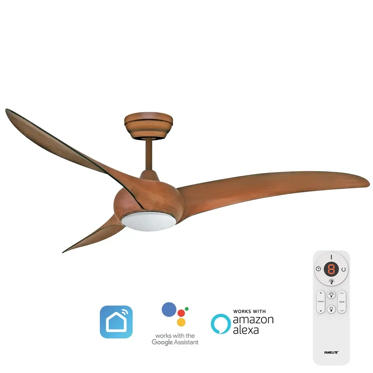 Ventilateur de plafond connecté MAFATE